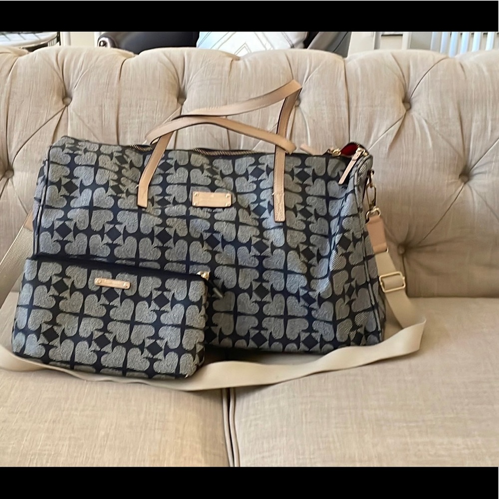Kate Spade Weekend and Toiletry Bag with Strap